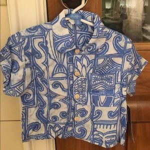 Blueginger pattern button down